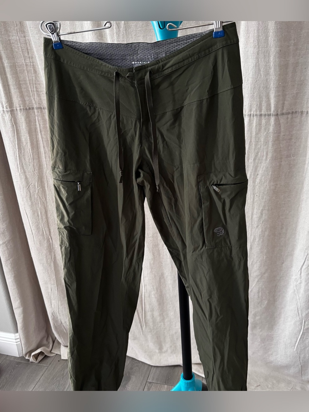 Mountain Hardwear Olive Green Lightweight Cargo Pants